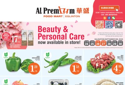 Al Premium Food Mart (Eglinton Ave.) Flyer September 24 to 30