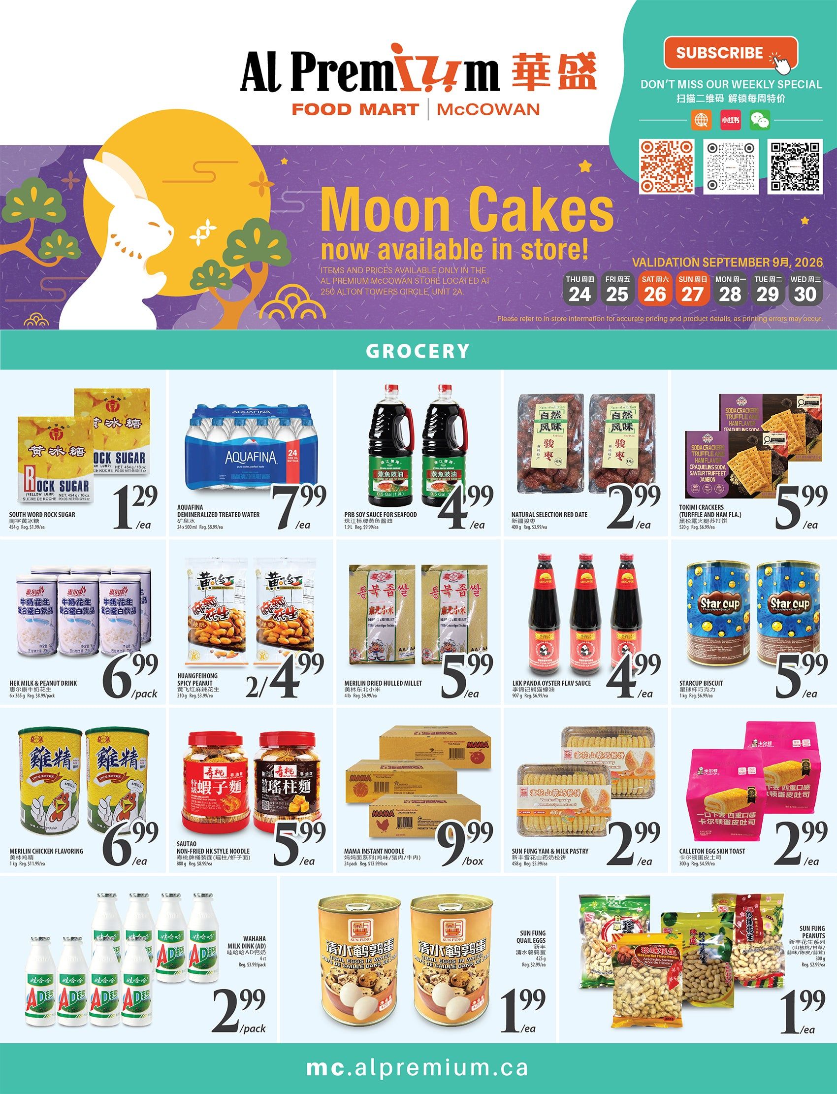 Al Premium Food Mart (McCowan) Flyer September 24 to 30