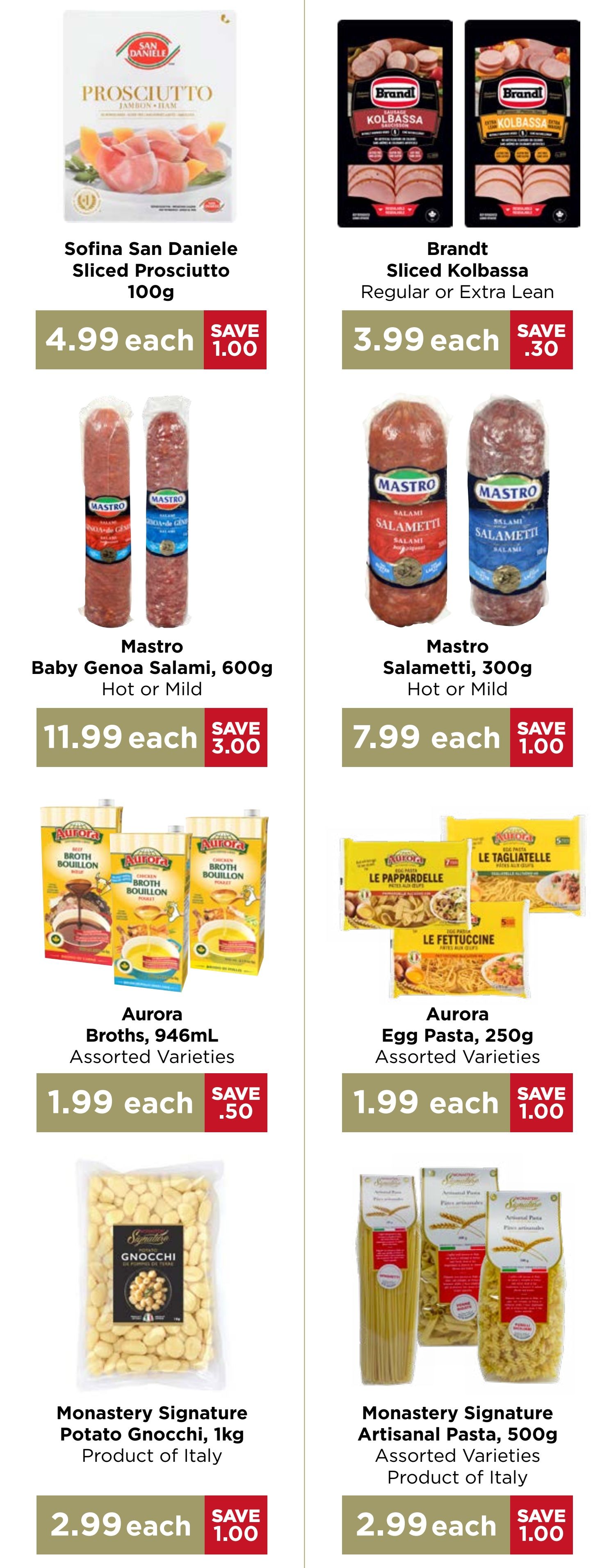 Monastery Bakery Flyer September 24 to October 7