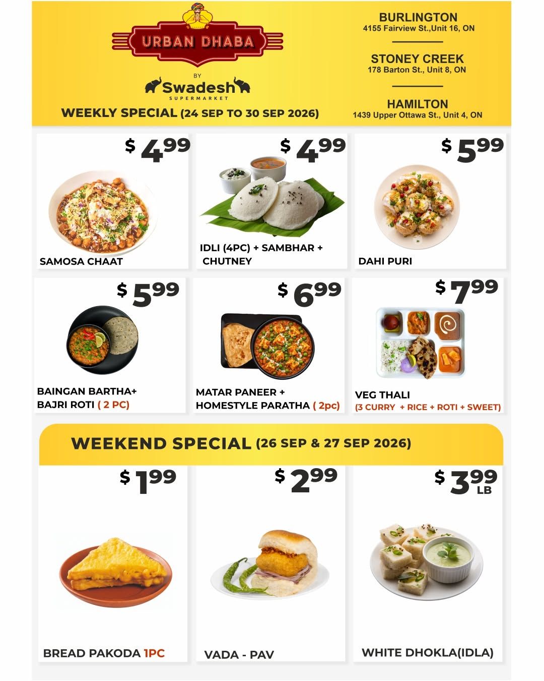 Swadesh Supermarket Flyer September 24 to 30
