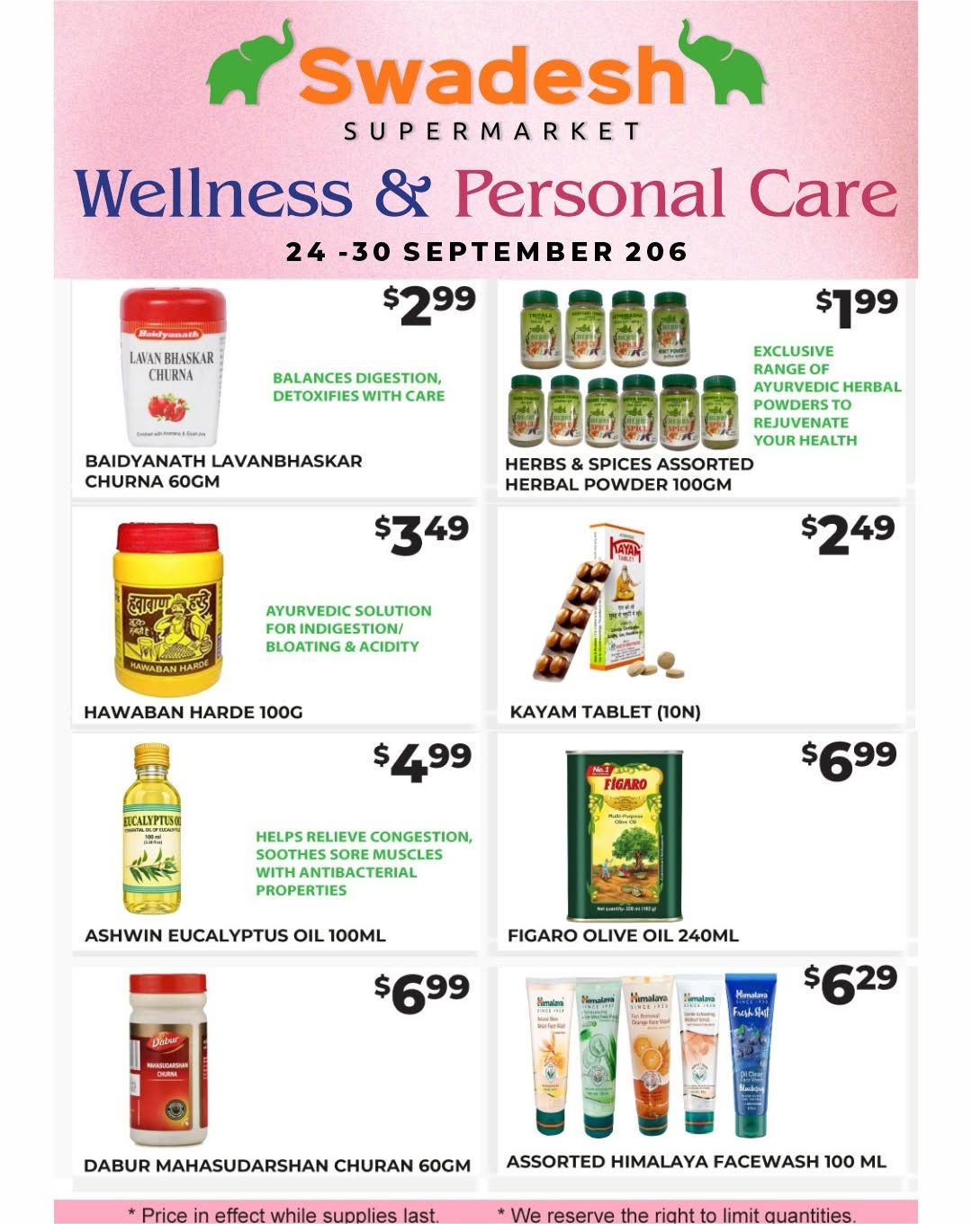 Swadesh Supermarket Flyer September 24 to 30