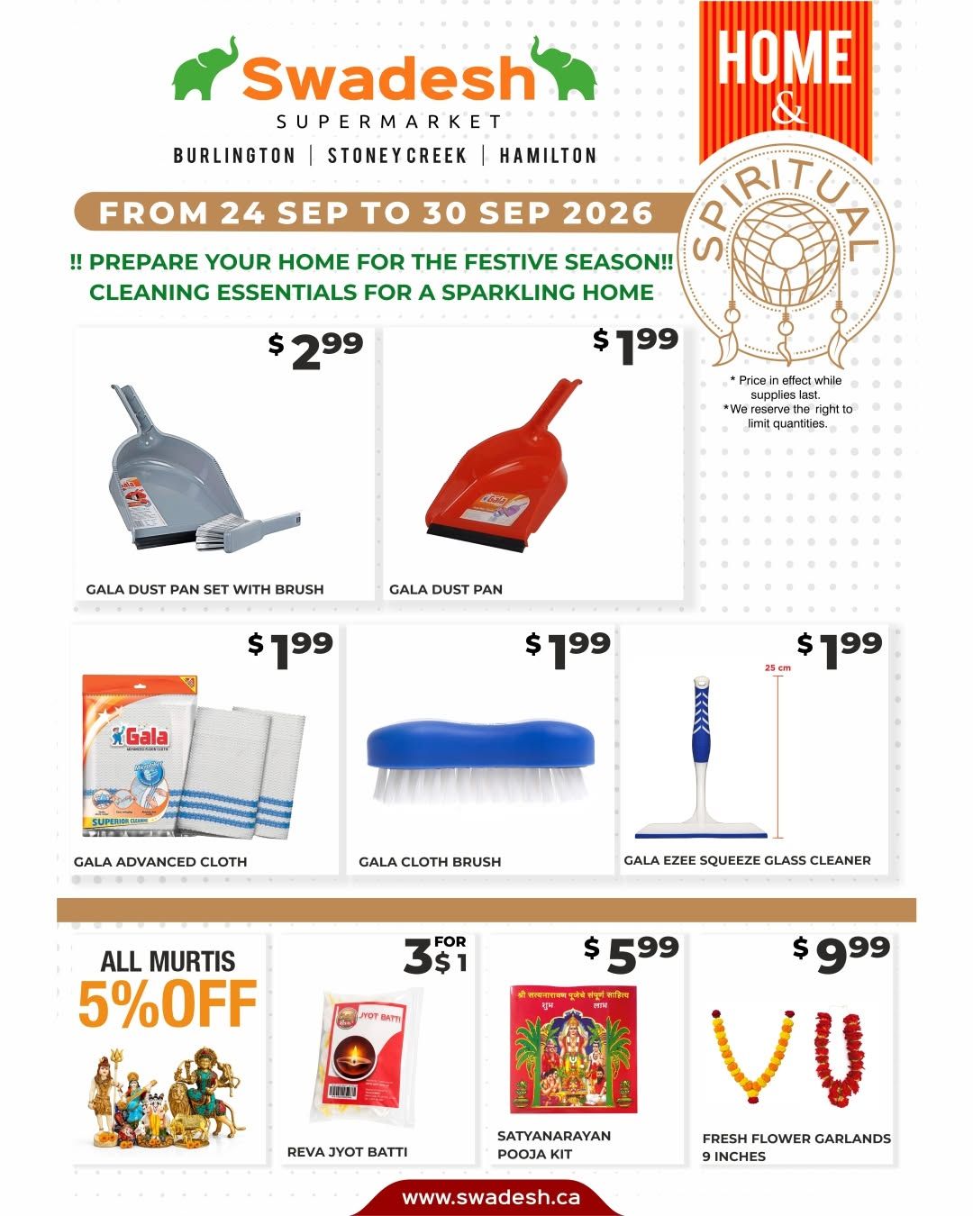 Swadesh Supermarket Flyer September 24 to 30