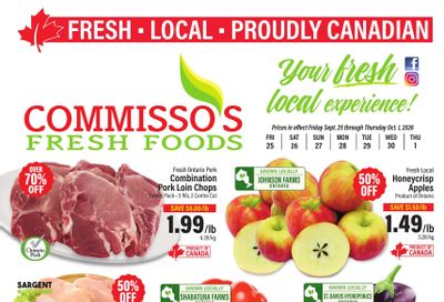 Commisso's Fresh Foods Flyer September 25 to October 1