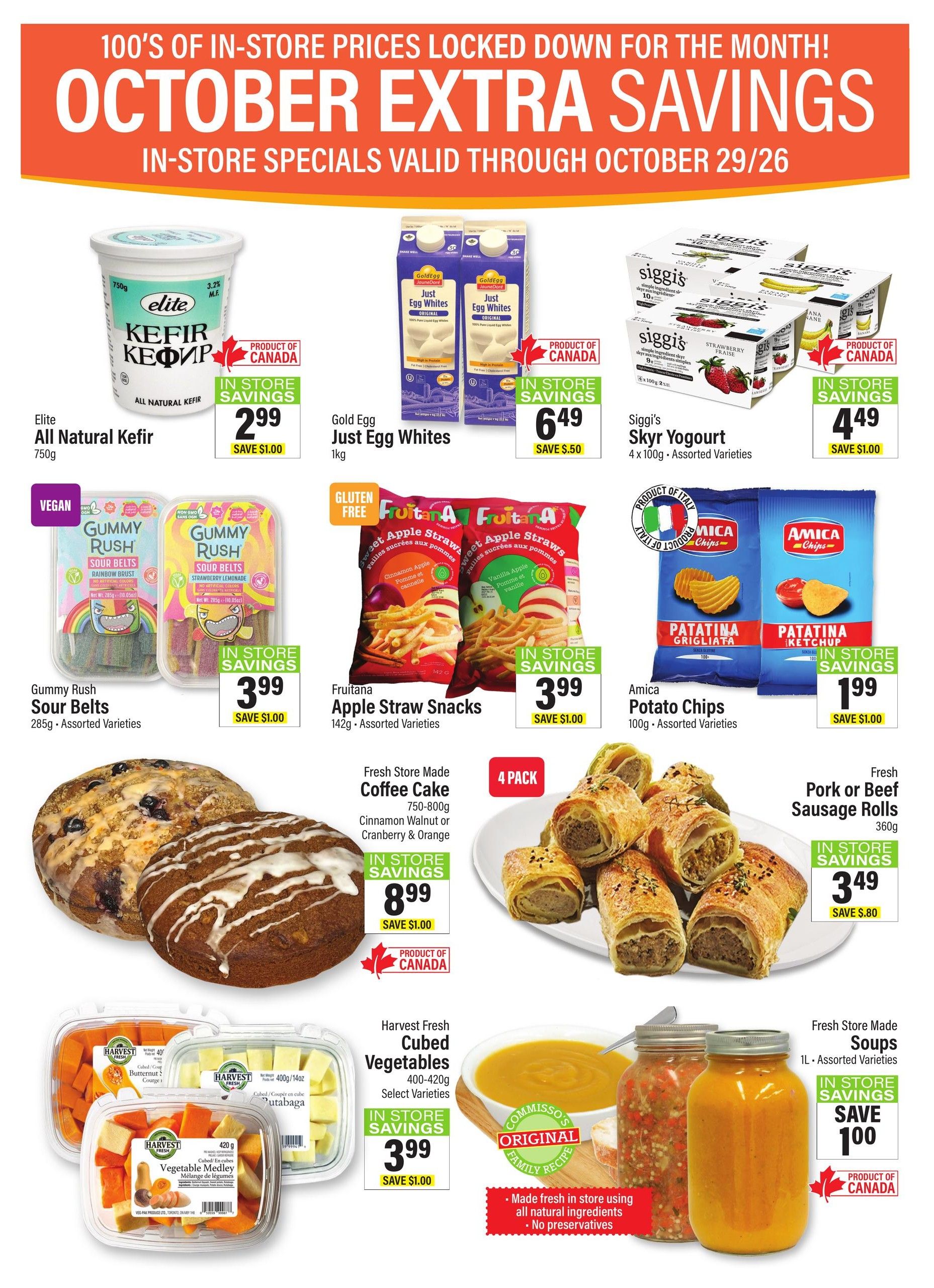 Commisso's Fresh Foods Flyer September 25 to October 1