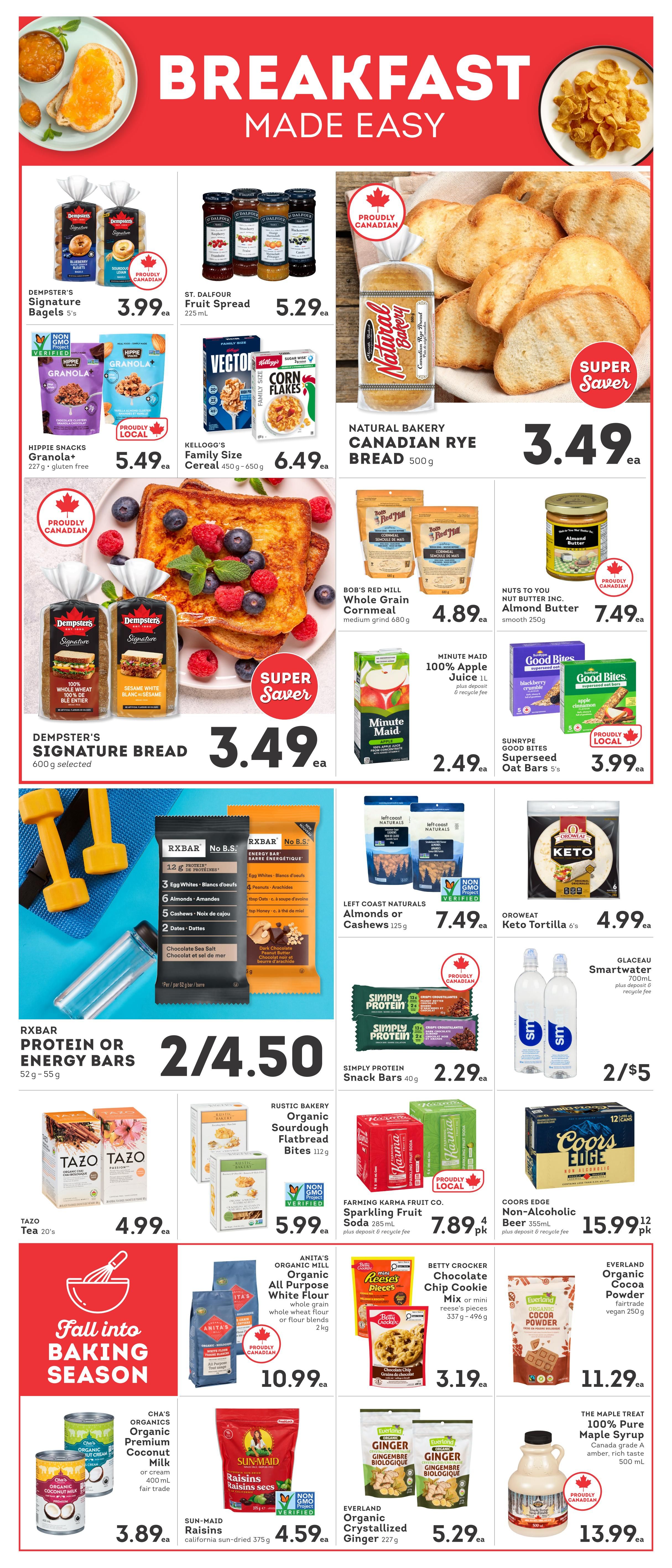 IGA Stores of BC Flyer September 25 to October 1