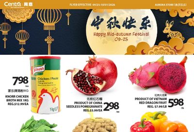 Centra Foods (Aurora) Flyer September 25 to October 1