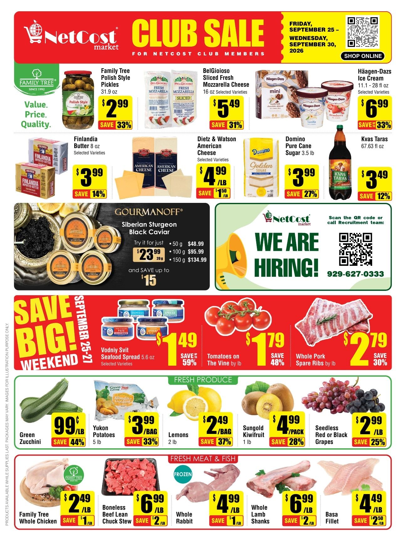 NetCost Market (New Jersey, Pennsylvania) Weekly Ad September 25 - 30, 2026