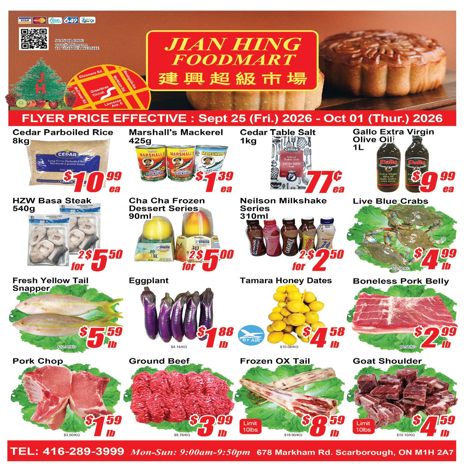 Jian Hing Foodmart (Scarborough) Flyer September 25 to October 1