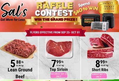 Sal's Grocery Flyer September 25 to October 1