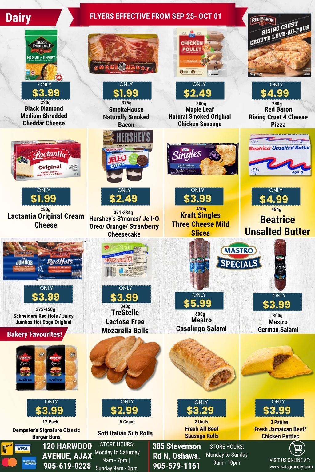 Sal's Grocery Flyer September 25 to October 1