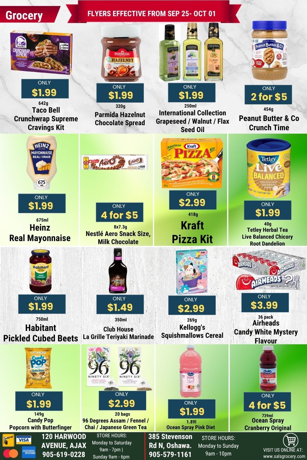 Sal's Grocery Flyer September 25 to October 1