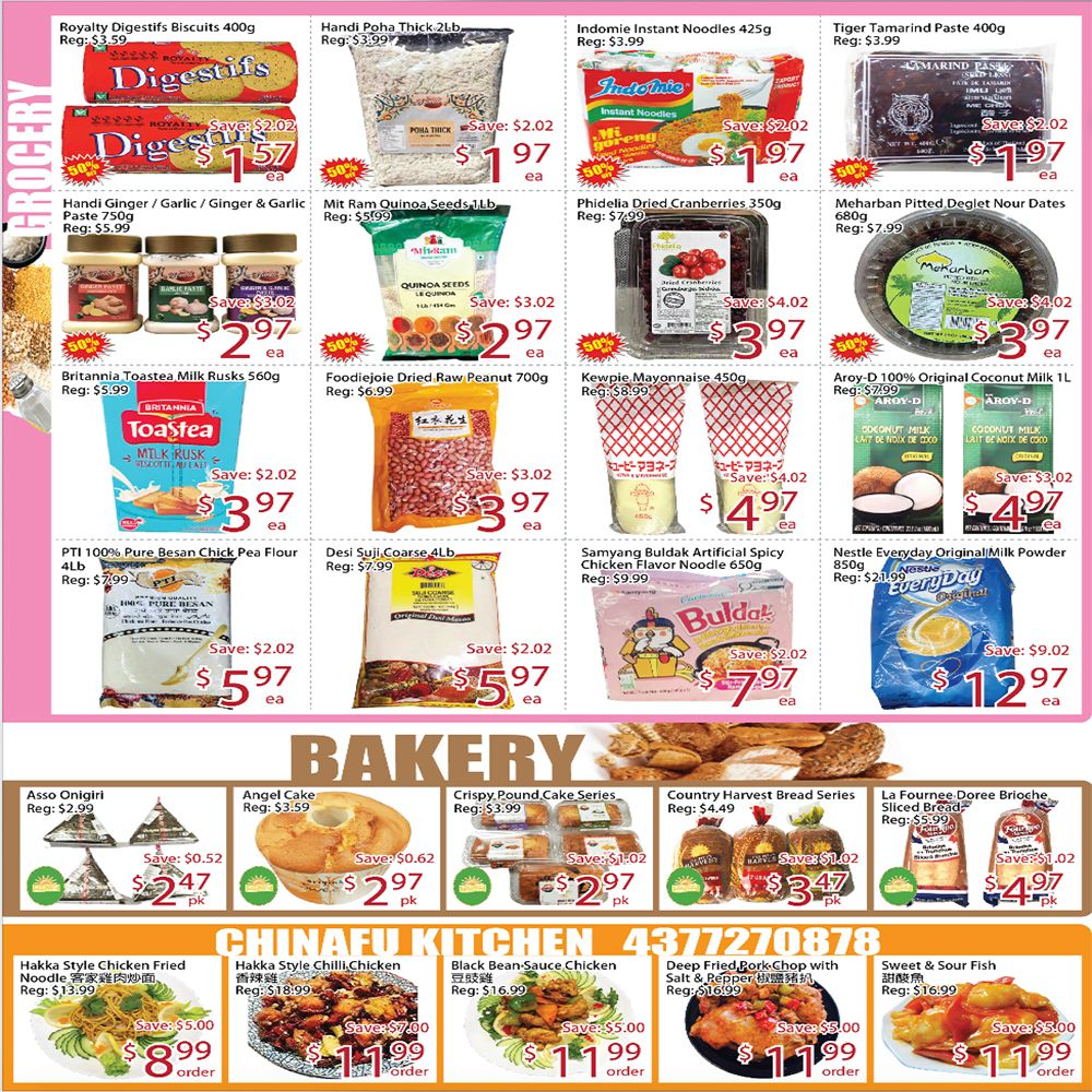 Sunny Foodmart (Markham) Flyer September 25 to October 1