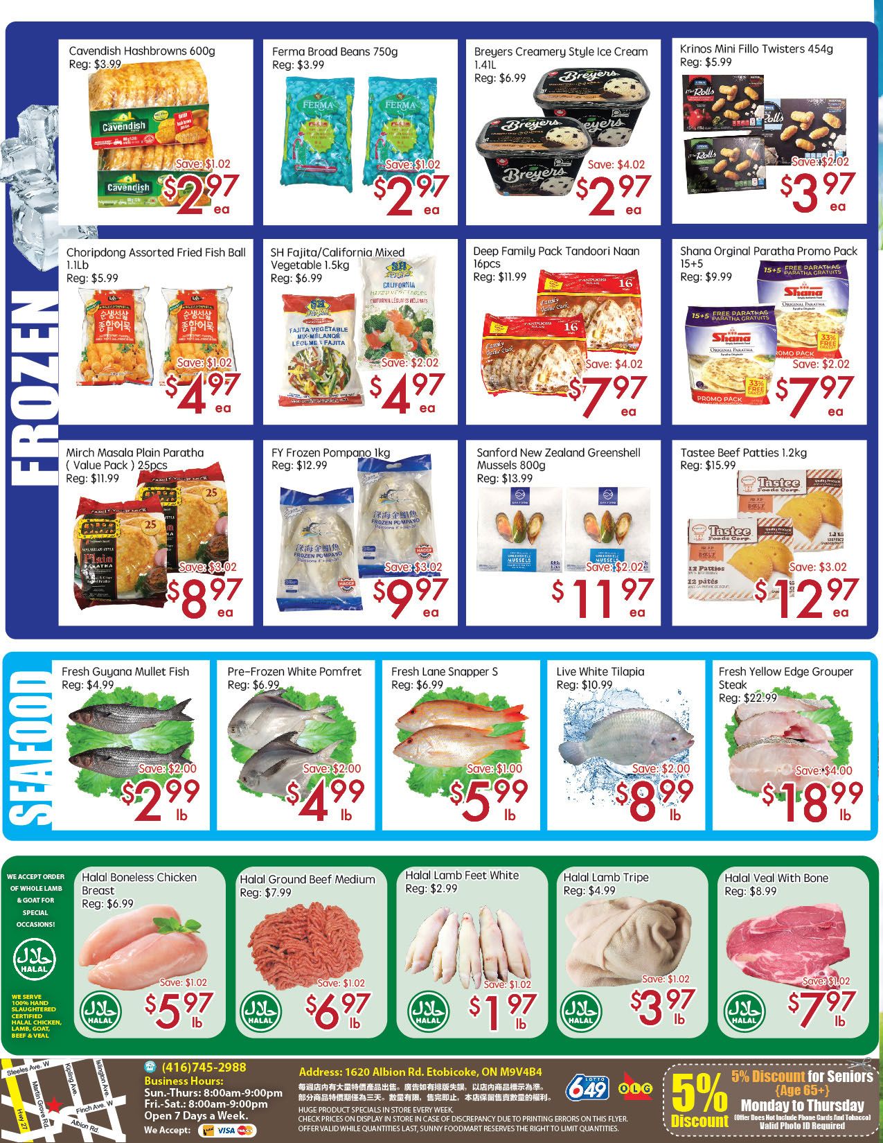 Sunny Foodmart (Etobicoke) Flyer September 25 to October 1