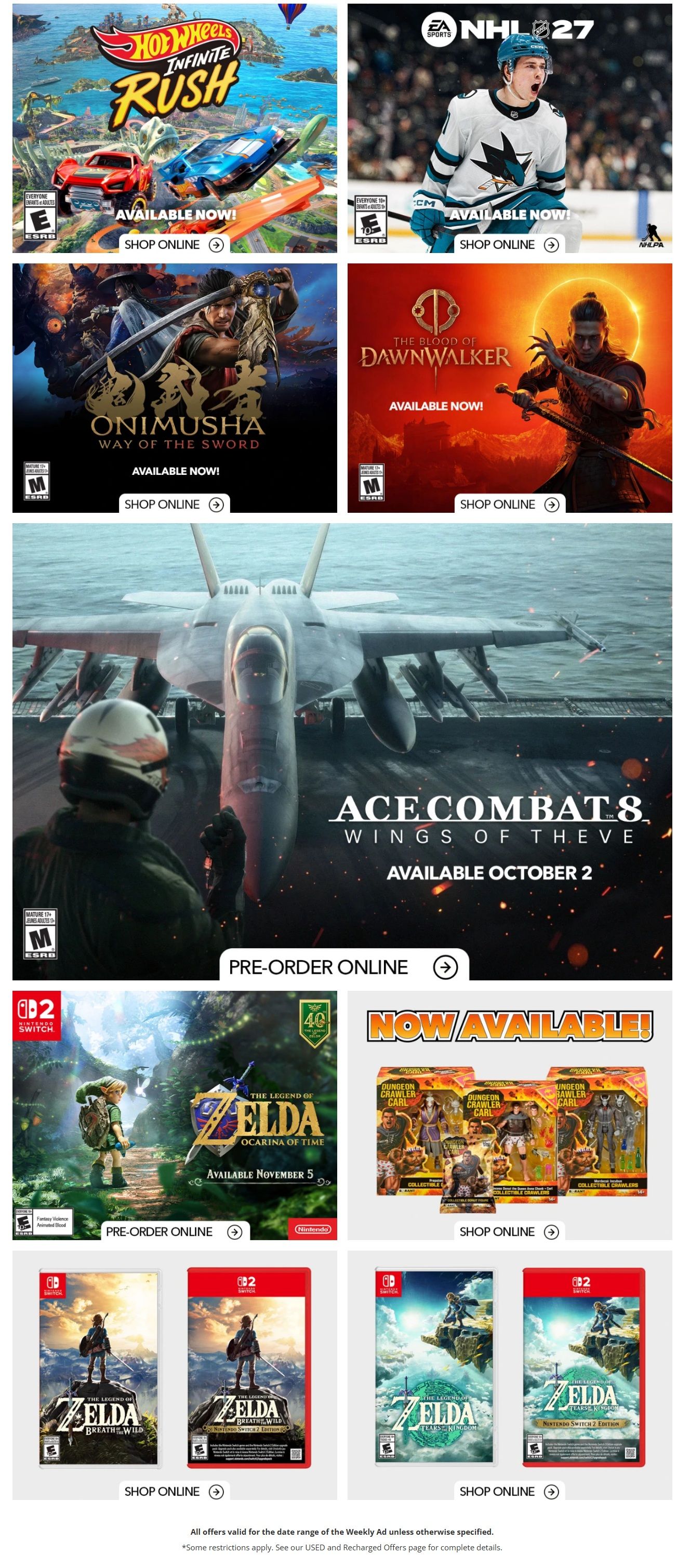 EB Games Flyer September 24 to 30