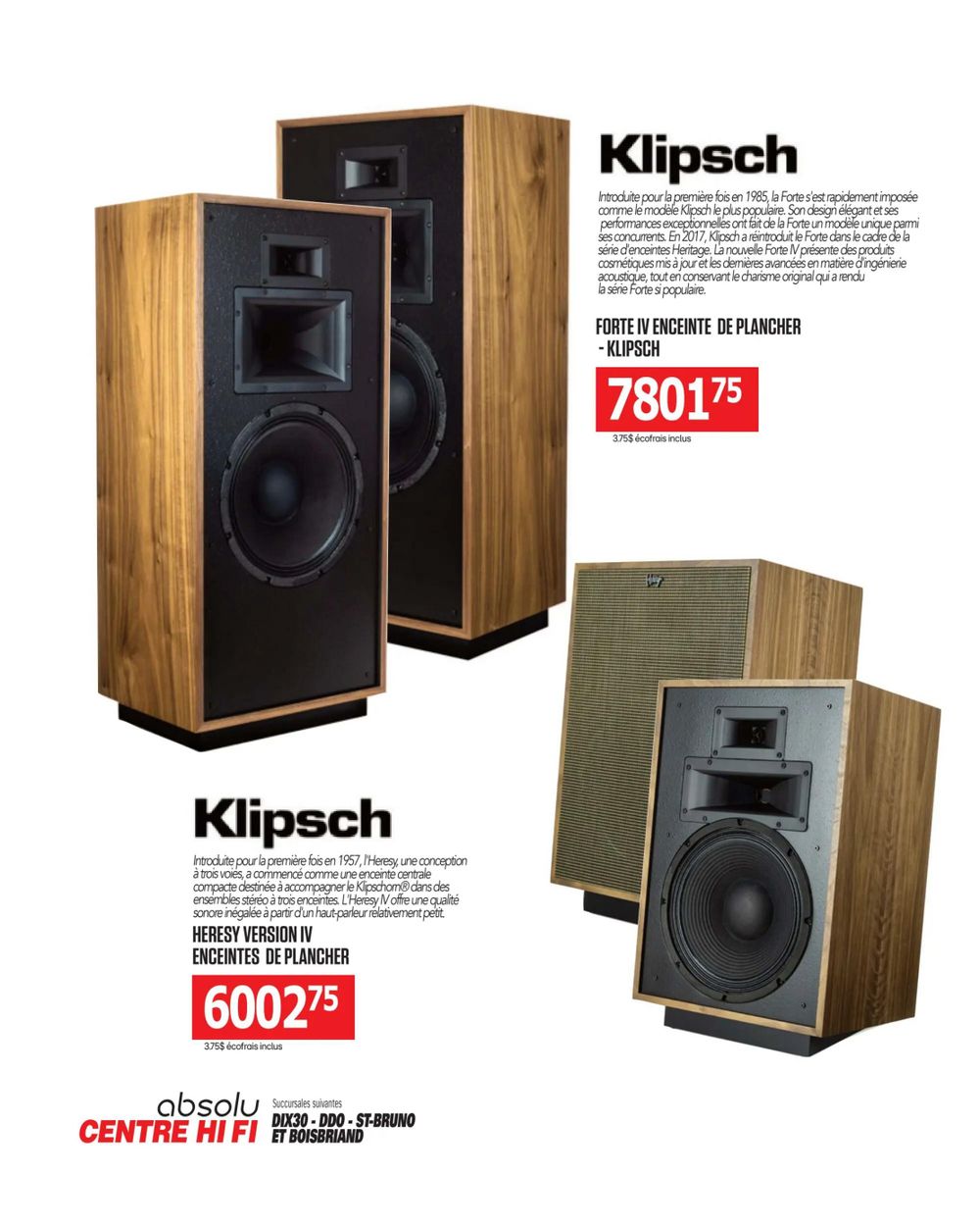 Centre Hi-Fi Flyer September 25 to October 1