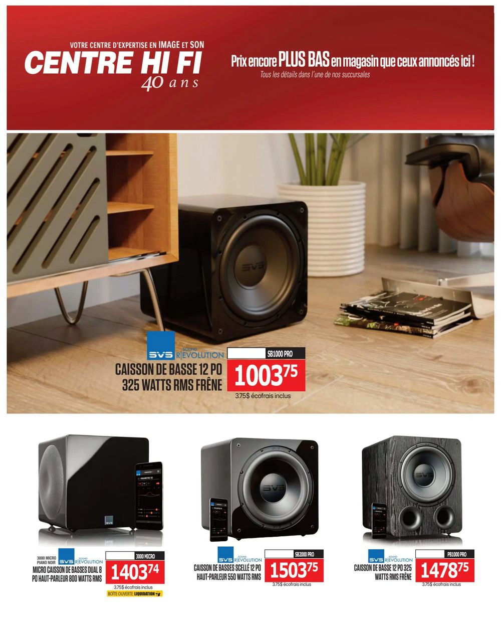 Centre Hi-Fi Flyer September 25 to October 1