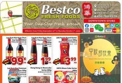 BestCo Food Mart (Downtown Toronto) Flyer September 25 to October 1