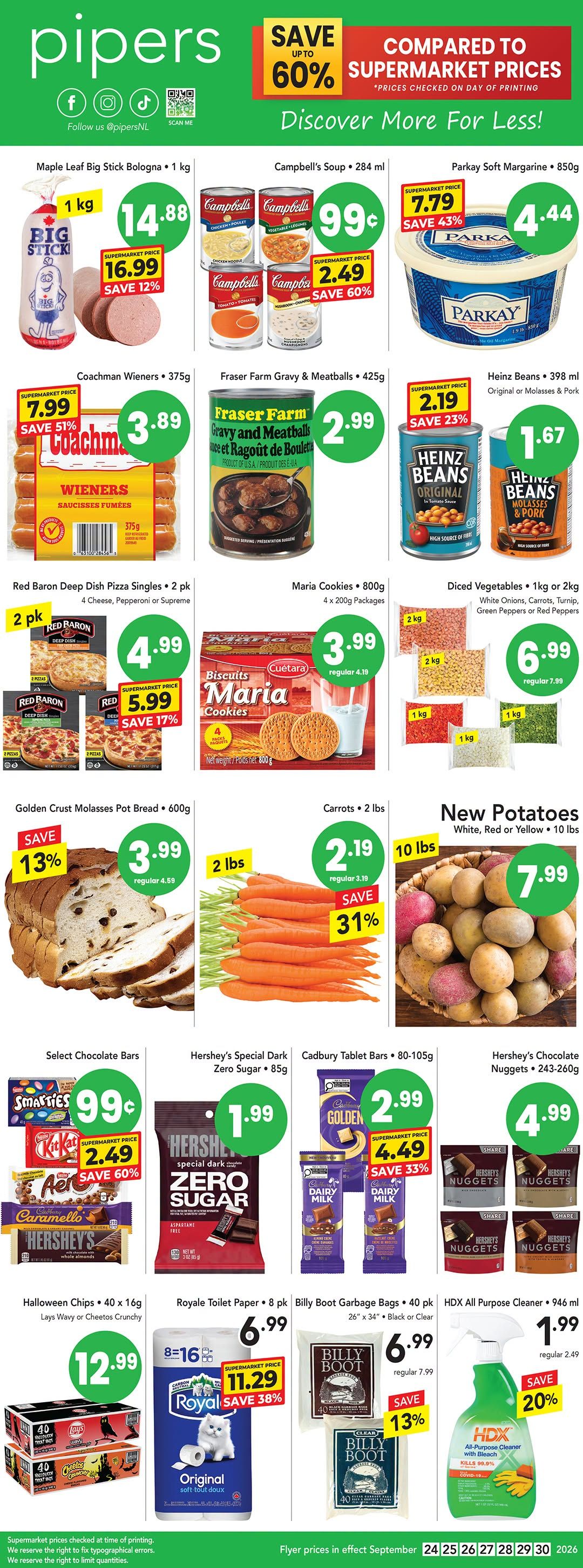 Pipers Superstore Flyer September 24 to 30