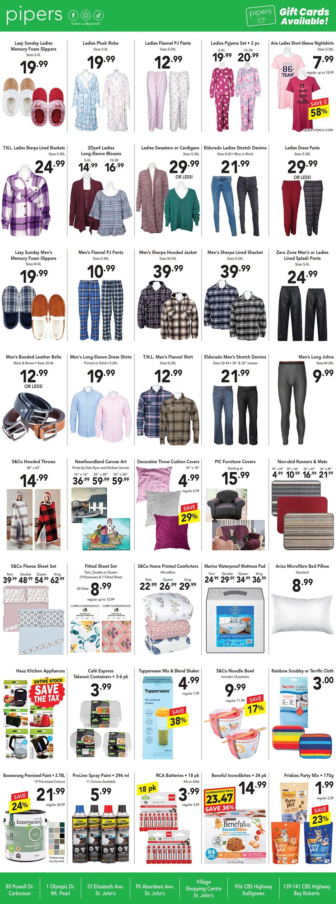 Pipers Superstore Flyer September 24 to 30