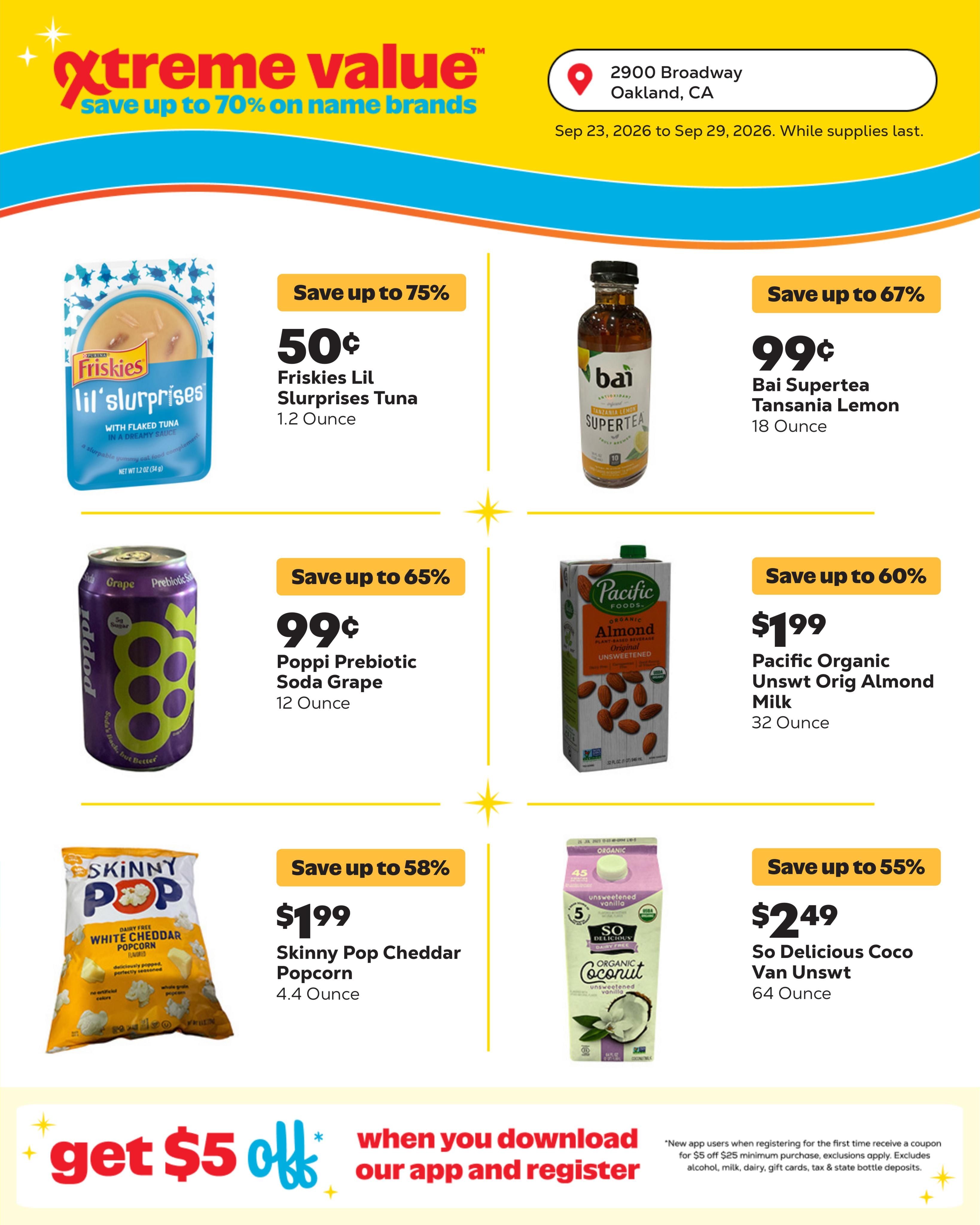 Grocery Outlet (Berkeley-Oakland Area, CA) Weekly Ad September 23 - 29, 2026