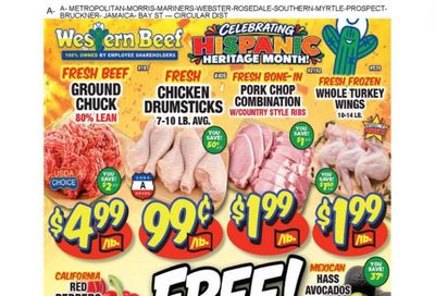 Western Beef (Jersey City Area, NJ) Weekly Ad September 24 - 30, 2026