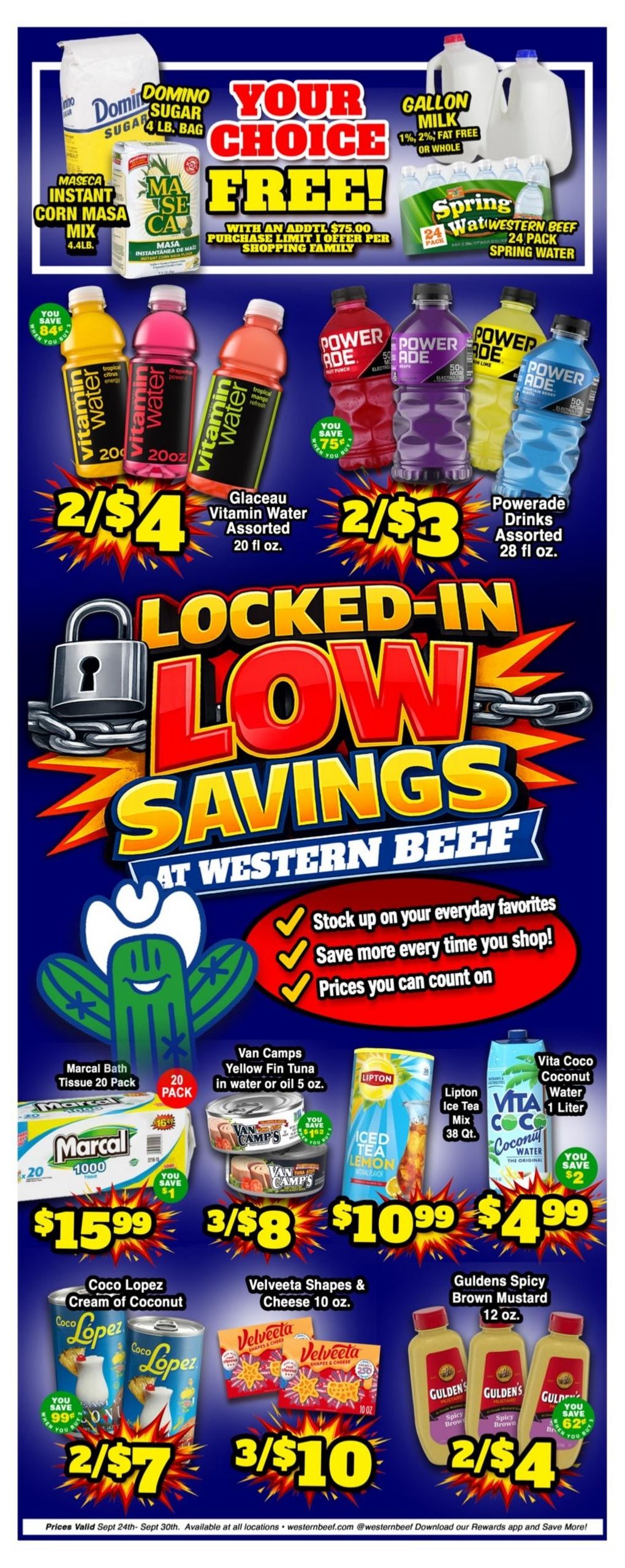 Western Beef (Elizabeth Area, NJ) Weekly Ad September 24 - 30, 2026