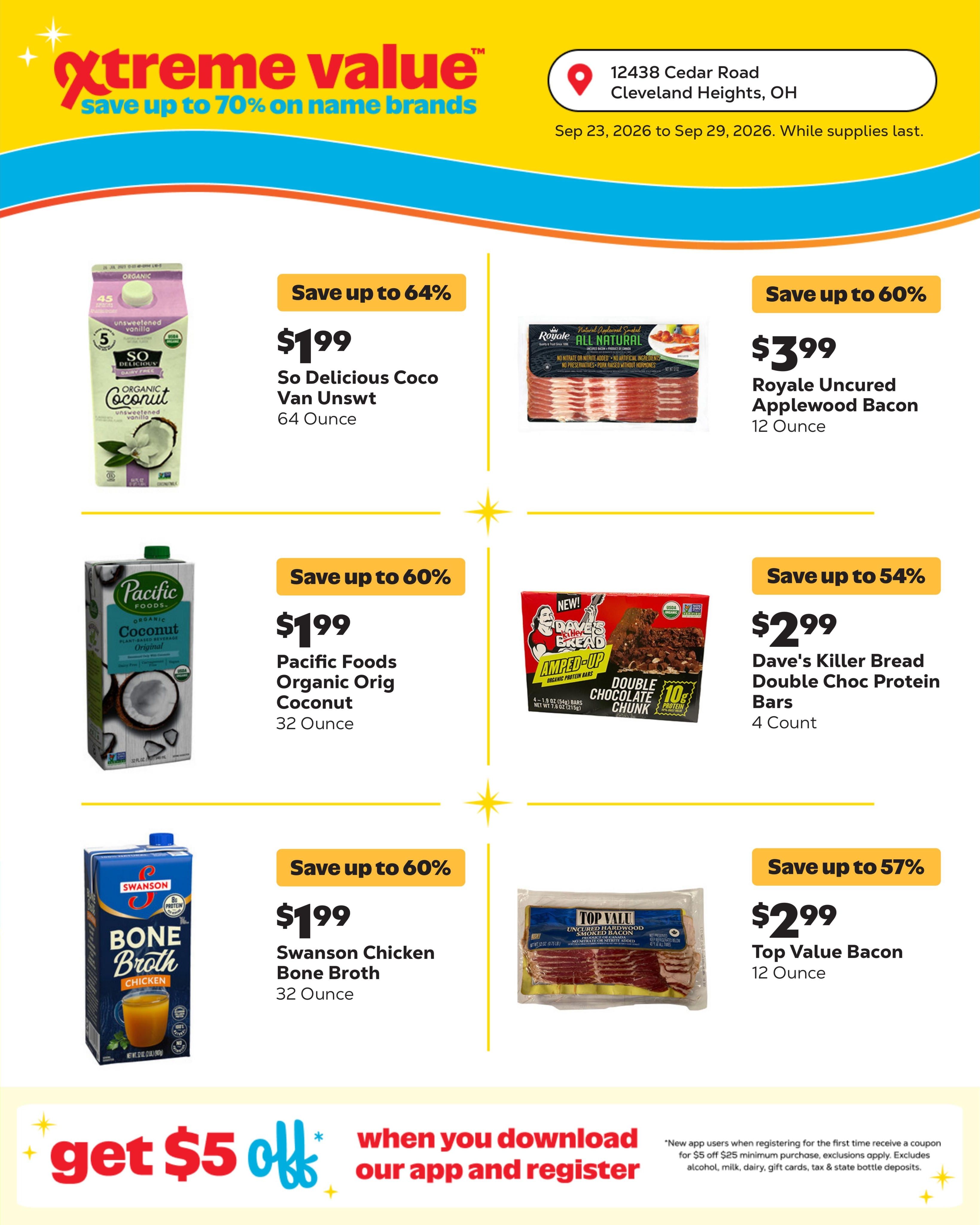 Grocery Outlet (Beachwood Area, OH) Weekly Ad September 23 - 29, 2026