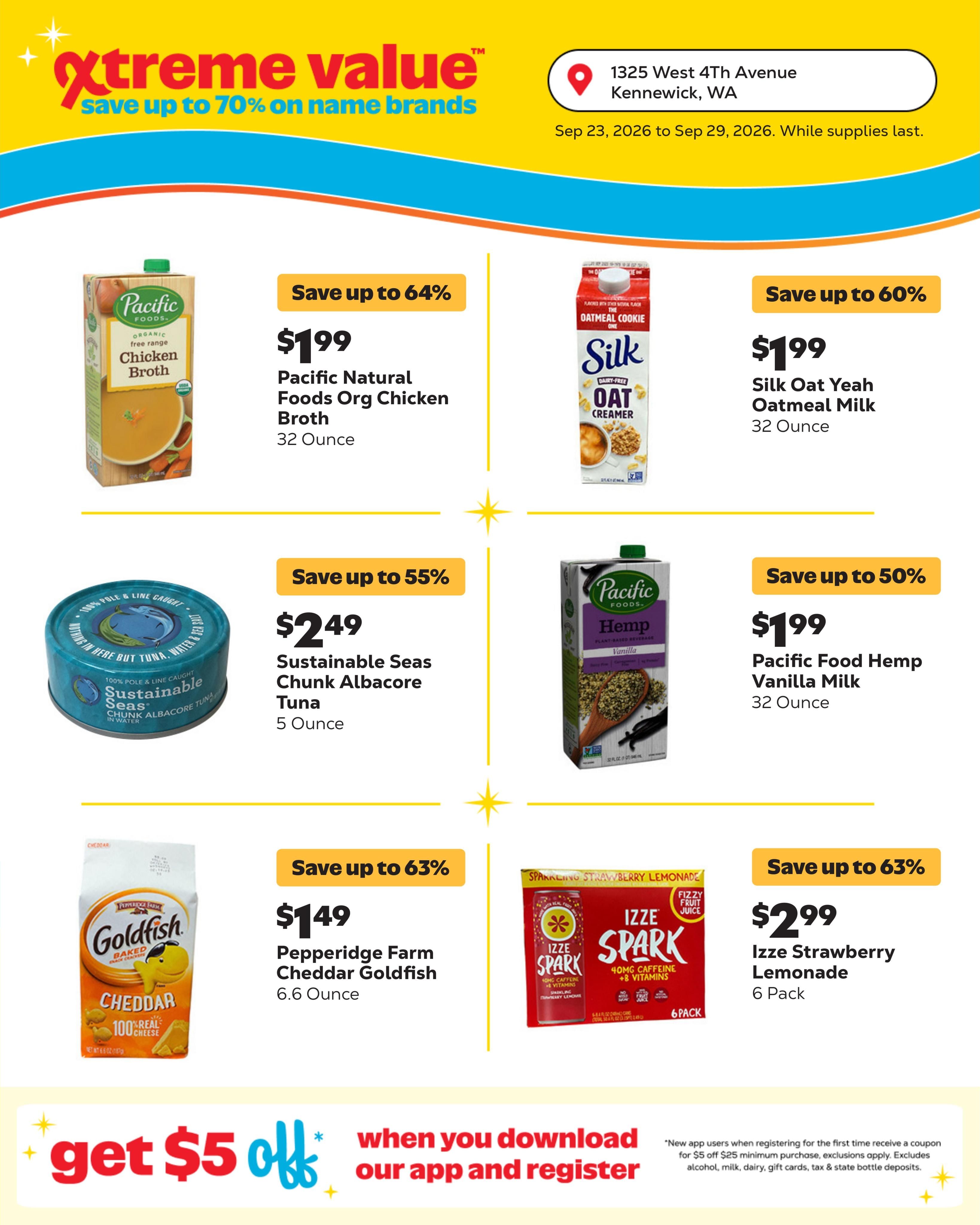 Grocery Outlet (Kennewick Area, WA) Weekly Ad September 23 - 29, 2026