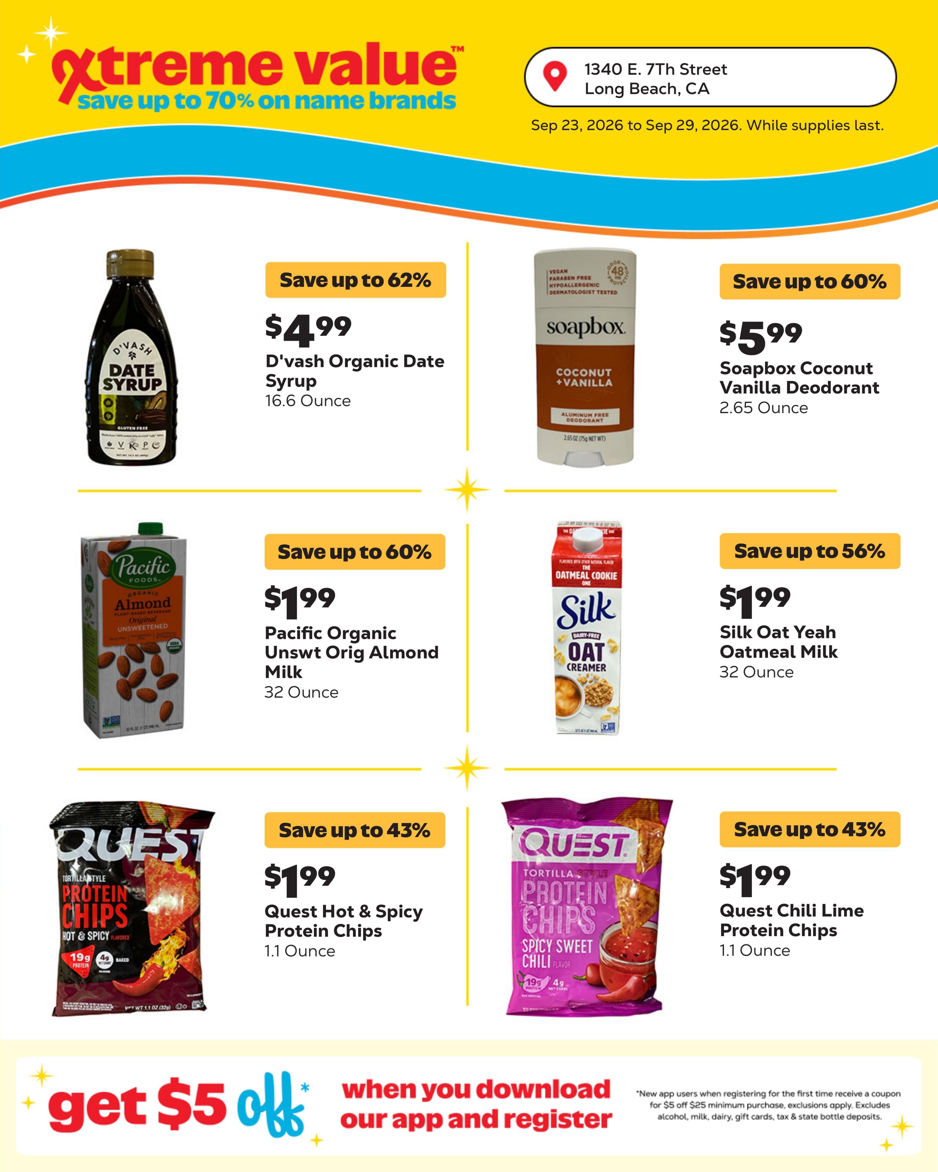 Grocery Outlet (Long Beach Area, CA) Weekly Ad September 23 - 29, 2026