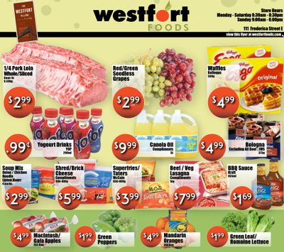 Westfort Foods Flyer September 25 to October 1