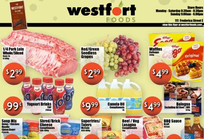 Westfort Foods Flyer September 25 to October 1