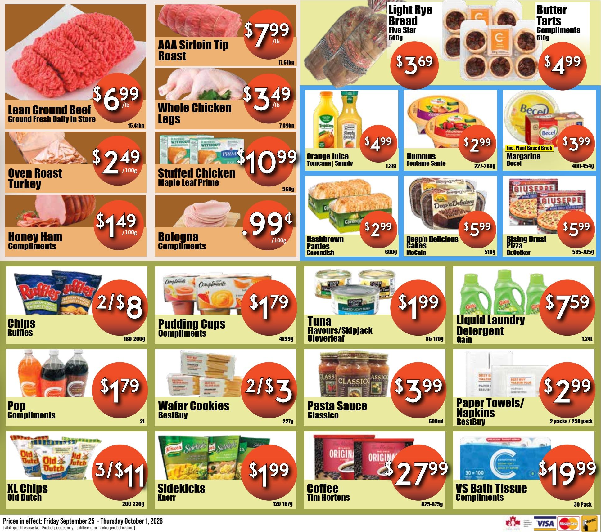 Westfort Foods Flyer September 25 to October 1