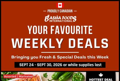Basha Foods International Flyer September 24 to 30