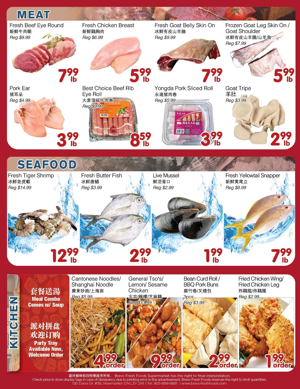 Bravo Fresh Foods Flyer September 25 to October 1