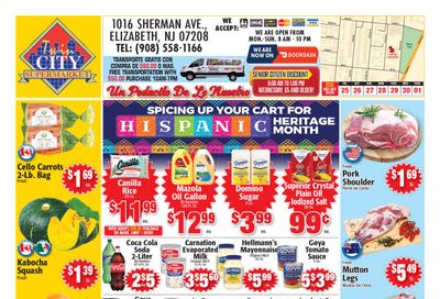 Twin City Supermarket (1016 Sherman Avenue, Elizabeth, NJ) Weekly Ad September 26 - October 2, 2026