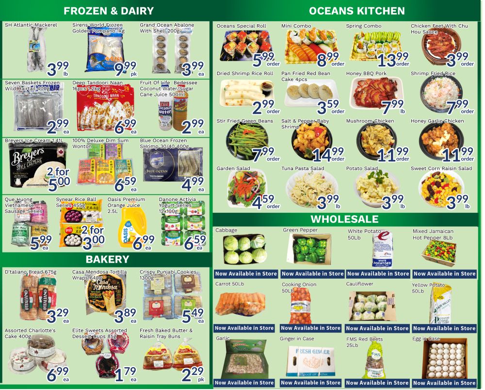 Oceans Fresh Food Market (Brampton) Flyer September 25 to October 1