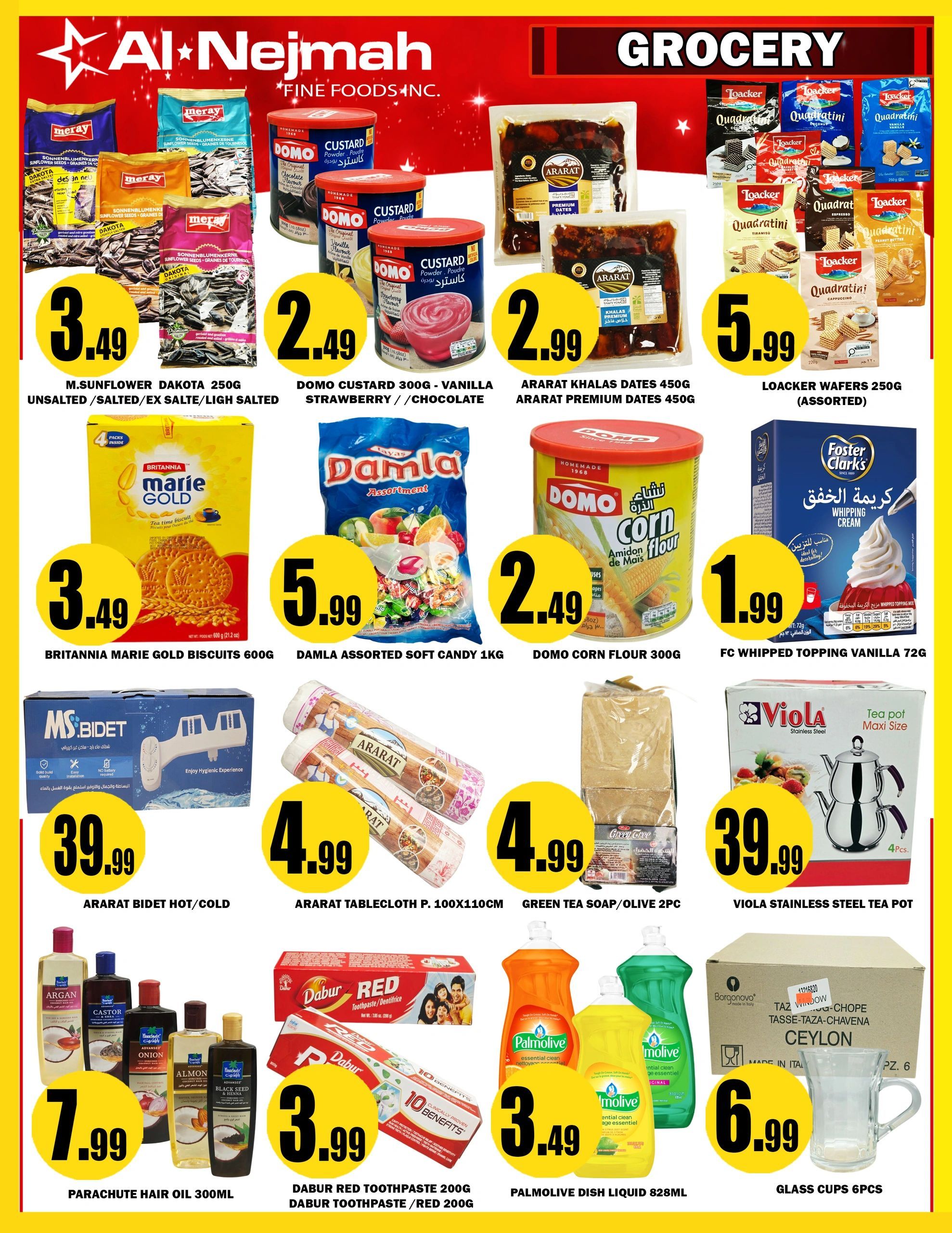 Alnejmah Fine Foods Inc. Flyer September 25 to October 1