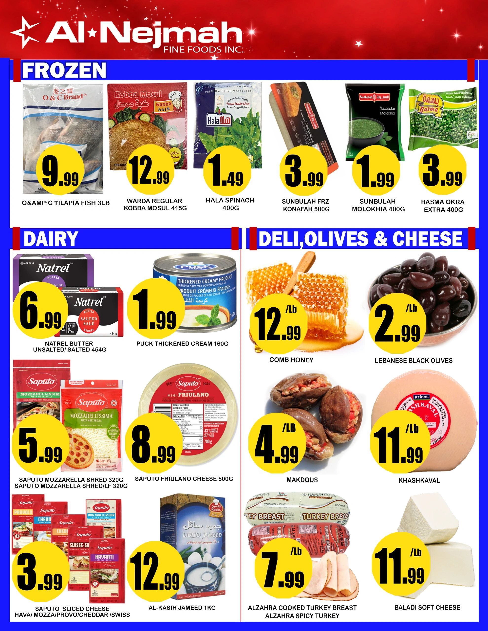Alnejmah Fine Foods Inc. Flyer September 25 to October 1