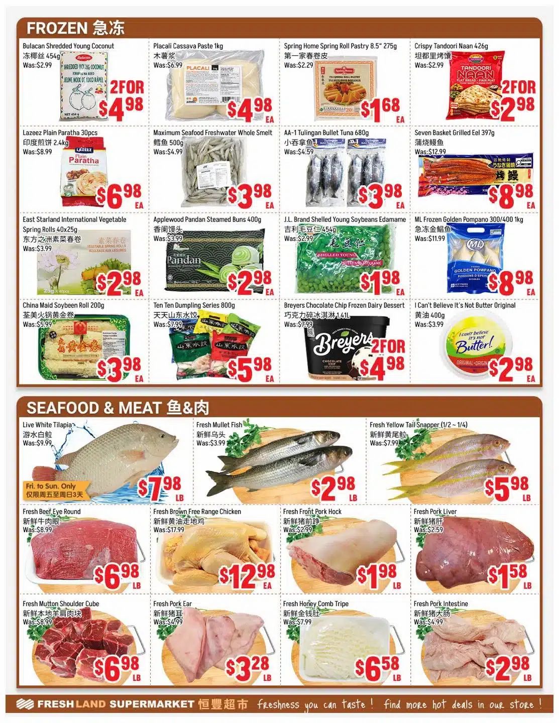 FreshLand Supermarket Flyer September 25 to October 1