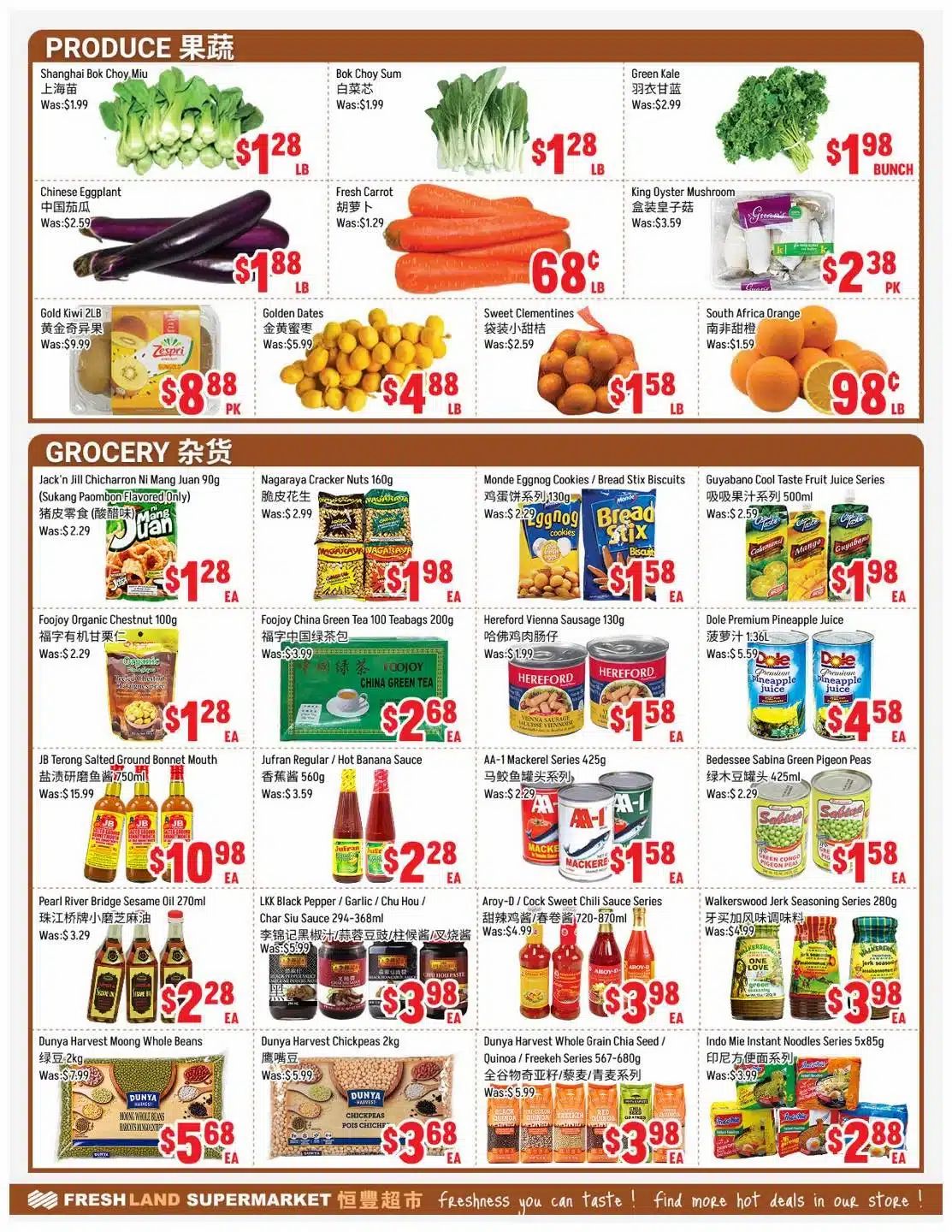 FreshLand Supermarket Flyer September 25 to October 1