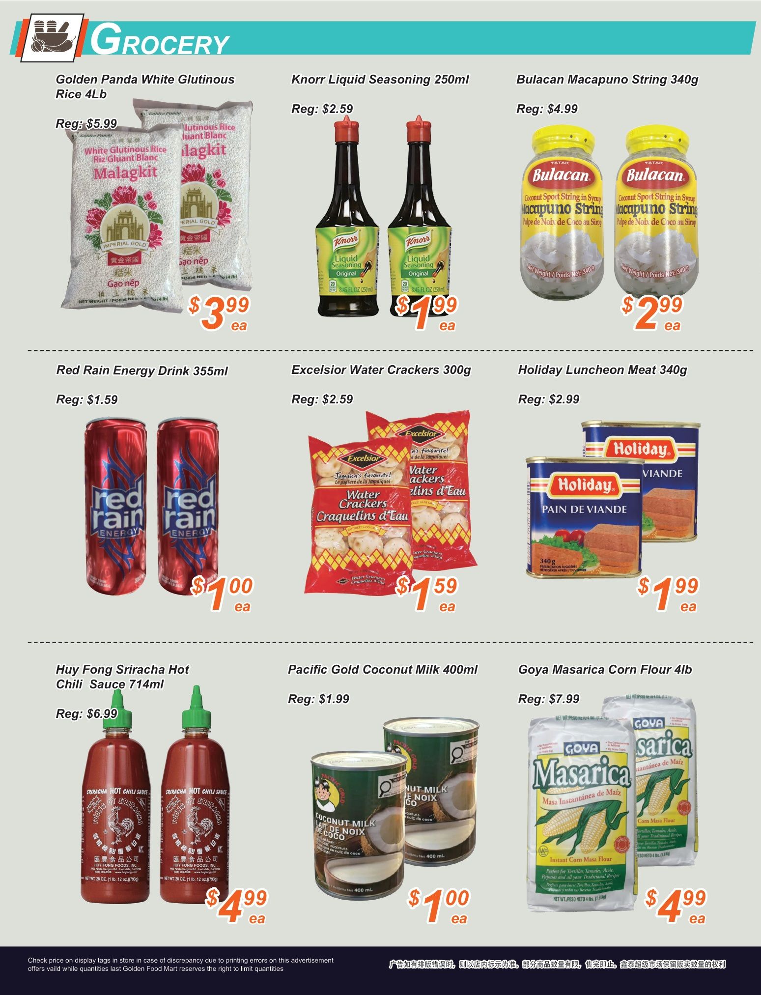 Golden Fresh Market Flyer September 25 to October 1
