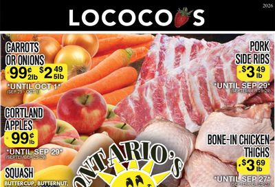 Lococo's Flyer September 25 to 27