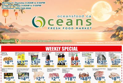 Oceans Fresh Food Market (Mississauga) Flyer September 25 to October 1