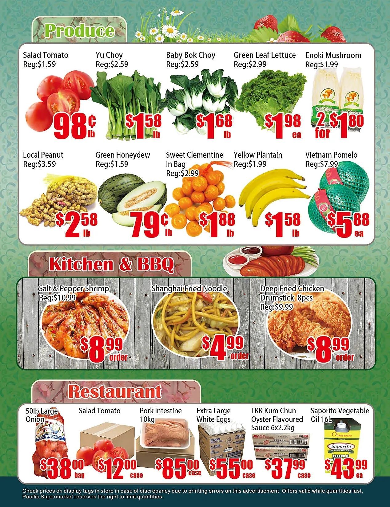 Pacific Fresh Food Market (North York) Flyer September 25 to October 1