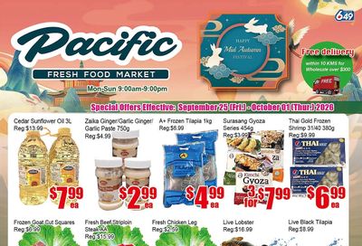 Pacific Fresh Food Market (Pickering) Flyer September 25 to October 1