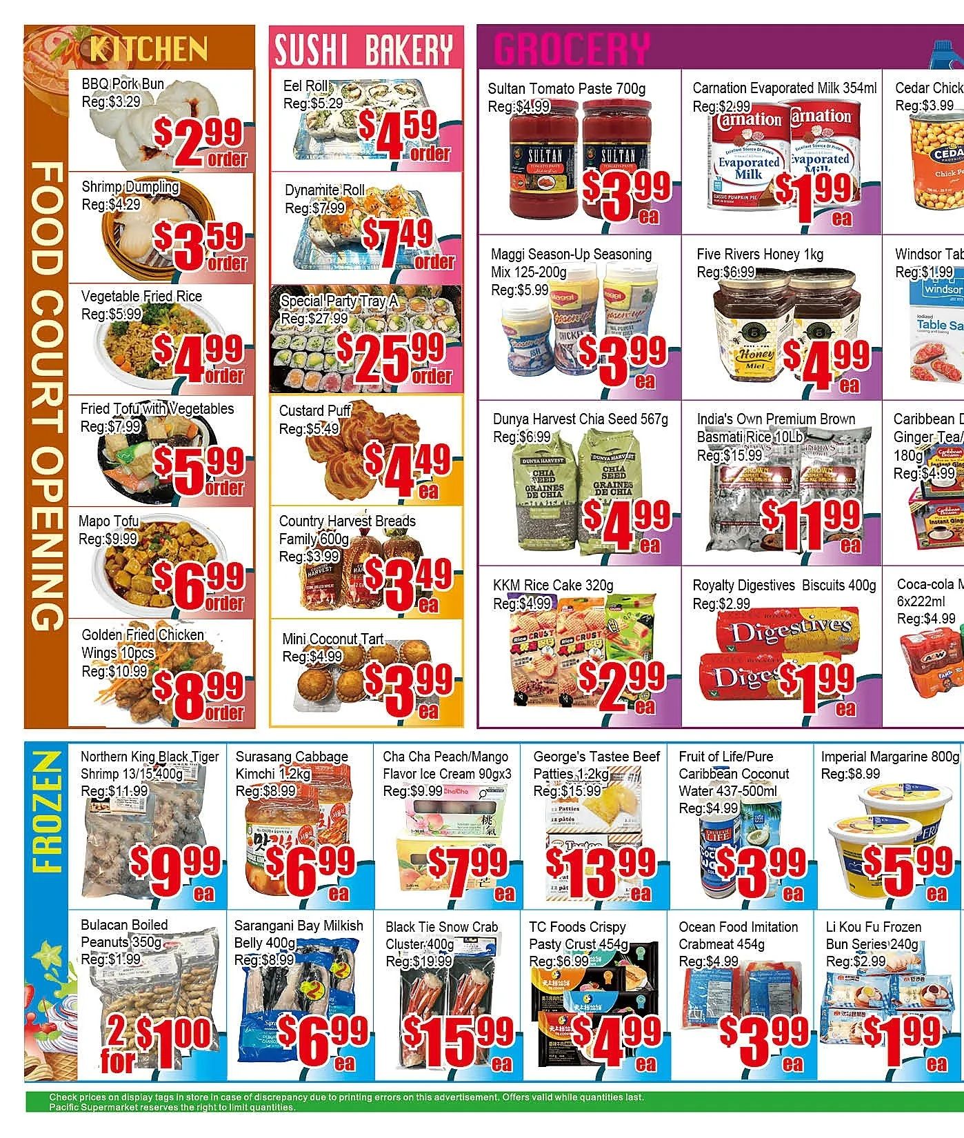 Pacific Fresh Food Market (Pickering) Flyer September 25 to October 1