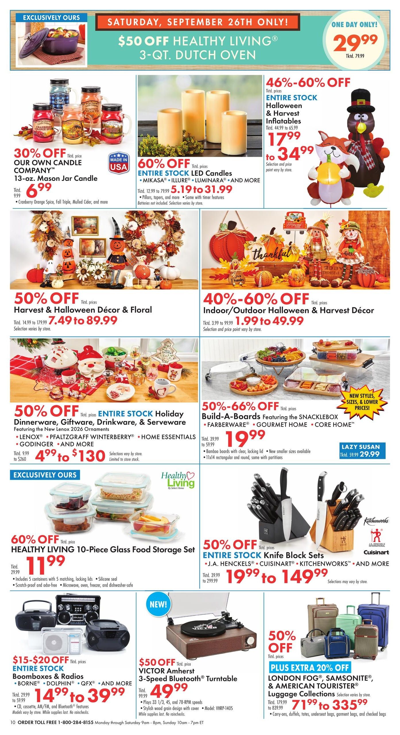 Boscov's Boscov’s Weekly Weekly Ad September 24 - 30, 2026