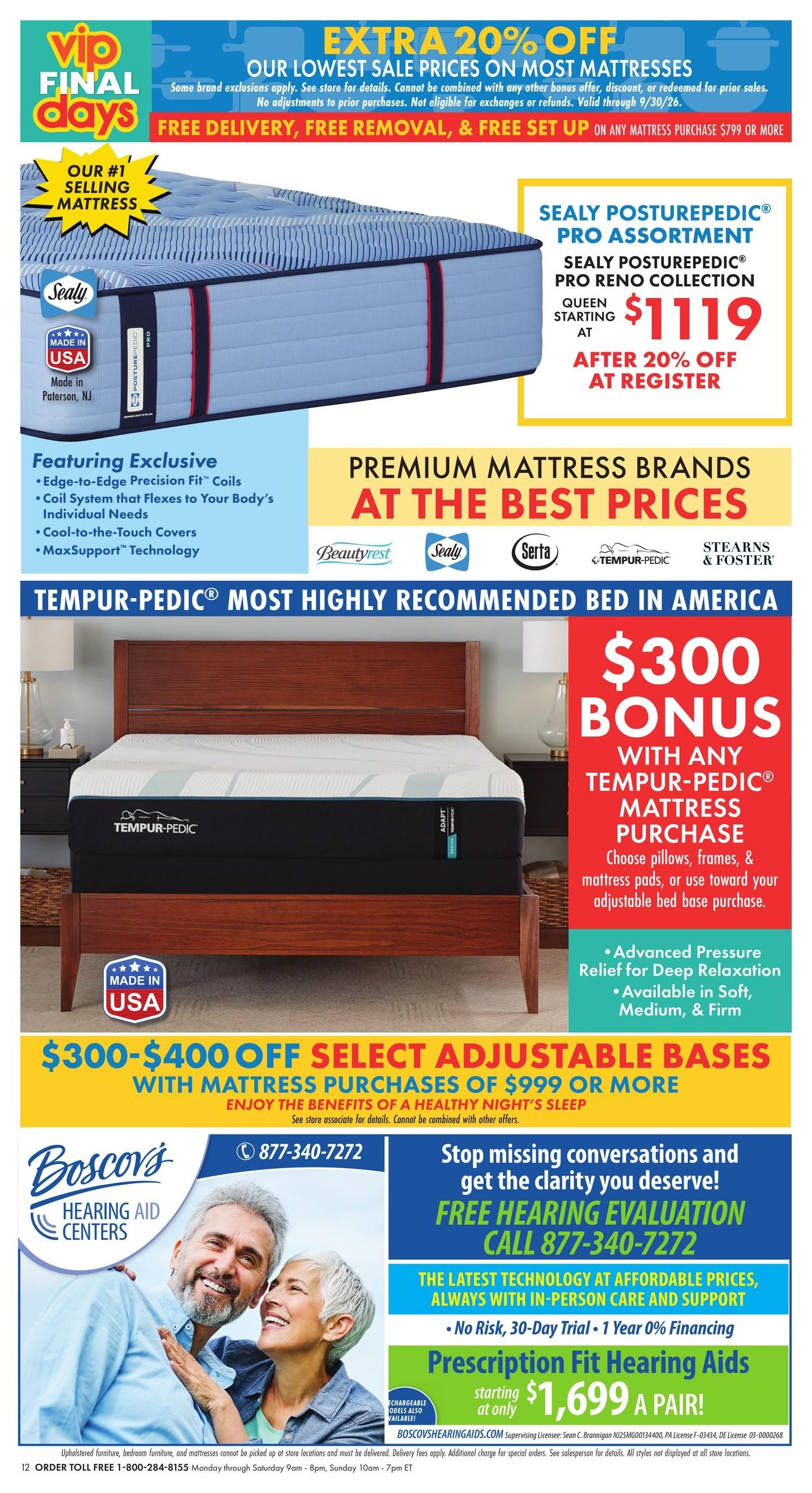Boscov's Boscov’s Weekly Weekly Ad September 24 - 30, 2026