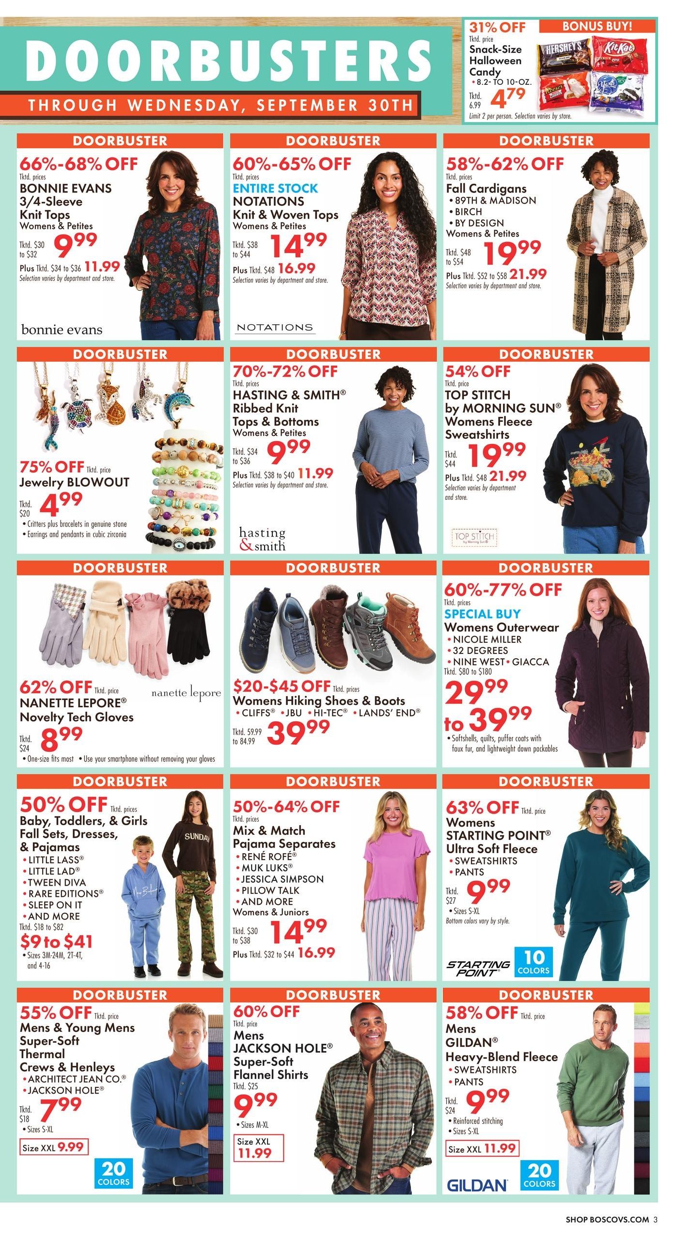 Boscov's Boscov’s Weekly Weekly Ad September 24 - 30, 2026