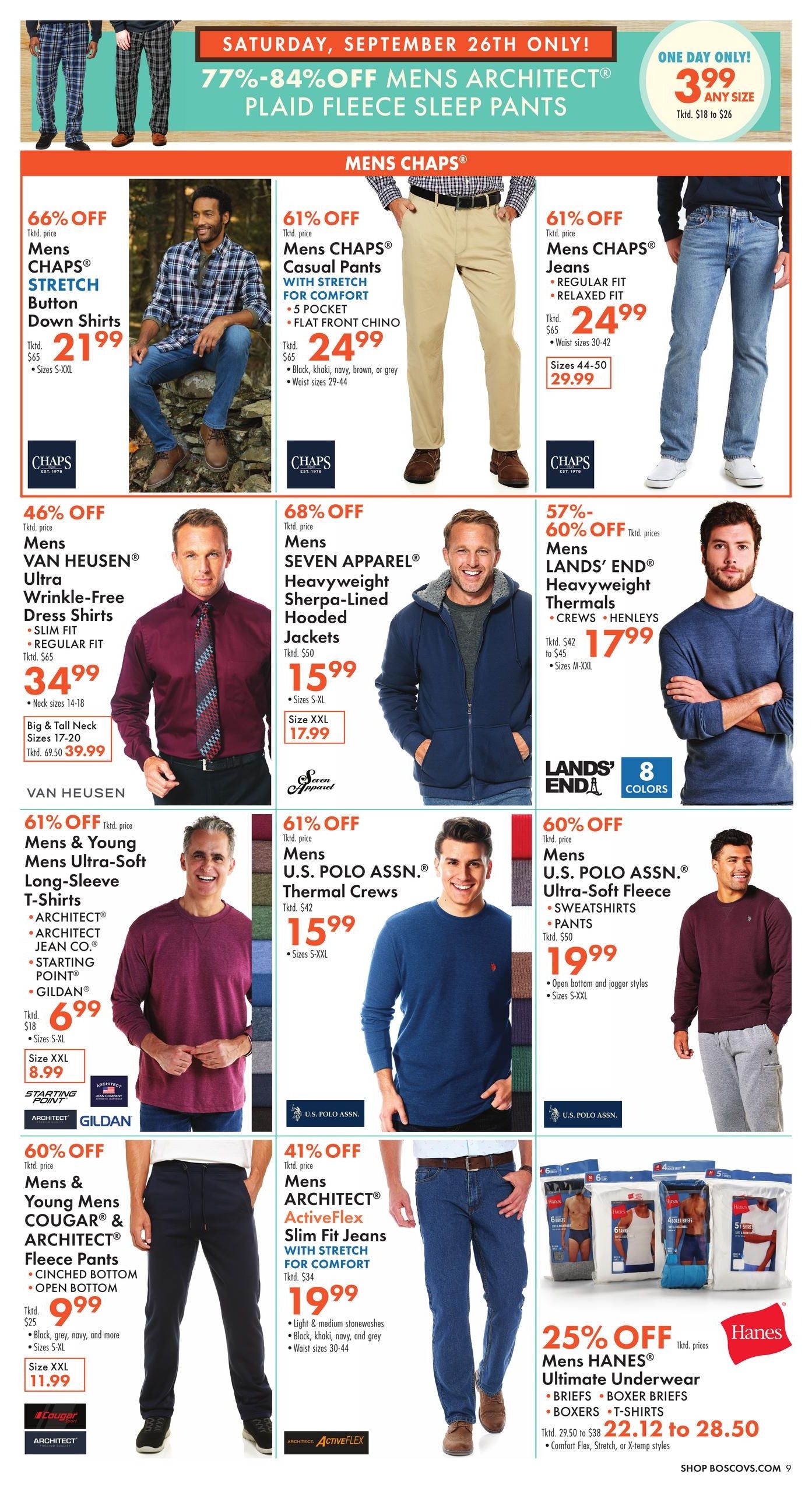 Boscov's Boscov’s Weekly Weekly Ad September 24 - 30, 2026
